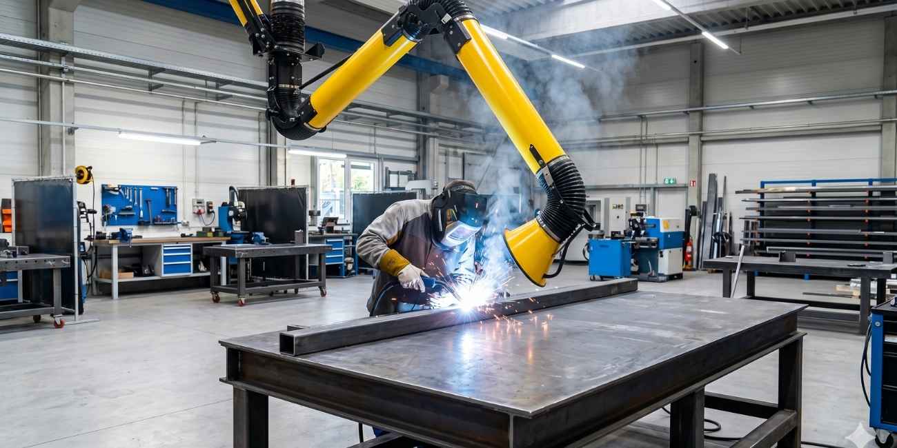 welding exhaust arms